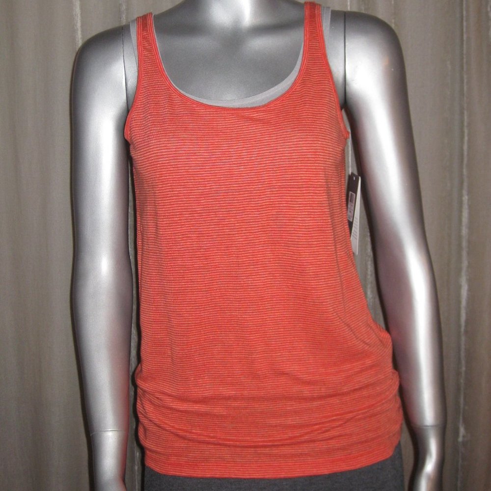 EILEEN FISHER Firefly Linen Jersey Stripe Cami